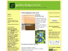 Tablet Screenshot of gardendesignonline.com
